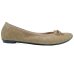 Sapatilha Moleca Laço Napa New Croco - Nude