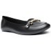 Sapatilha Moleca Detalhe Strass Feminina - Preto