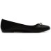 Sapatilha Moleca Detalhe Dourado Feminina - Preto