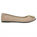 Sapatilha Moleca Bico Quadrado Tresse Metal - Rosa