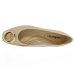 Sapatilha Moleca Bico Quadrado Tresse Metal - Rosa