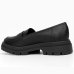 Mocassim Moleca Tratorado Feminino - Preto