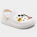 Babuche Moleca Bottons Feminino - Off White