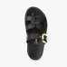 Rasteira Vizzano Flatform Fivela Feminina - Preto 