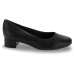 Sapato Piccadilly Salto Baixo Conforto Feminino - Preto