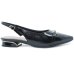 Scarpin Piccadilly Detalhe Salto Baixo Feminino - Preto