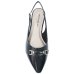 Scarpin Piccadilly Detalhe Salto Baixo Feminino - Preto