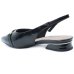 Scarpin Piccadilly Detalhe Salto Baixo Feminino - Preto