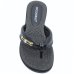 Chinelo Anabela Piccadilly Detalhe Feminino - Preto