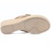 Chinelo Anabela Piccadilly Detalhe Conforto Napa Soft - Caramelo