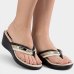 Chinelo Anabela Piccadilly Detalhe Conforto Napa Soft - Preto e Bege
