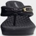 Chinelo Anabela Piccadilly Detalhe Conforto Napa Soft - Preto