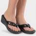 Chinelo Anabela Piccadilly Detalhe Conforto Napa Soft - Preto