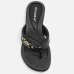Tamanco Anabela Piccadilly Detalhe Casual Napa - Preto