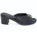 Tamanco Piccadilly Conforto Detalhes Feminino - Preto