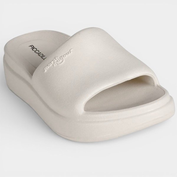 Tamanco Piccadilly Fun Marshmallow Feminino - Branco