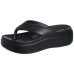 Chinelo Piccadilly Plataforma Marshmallow Feminino - Preto