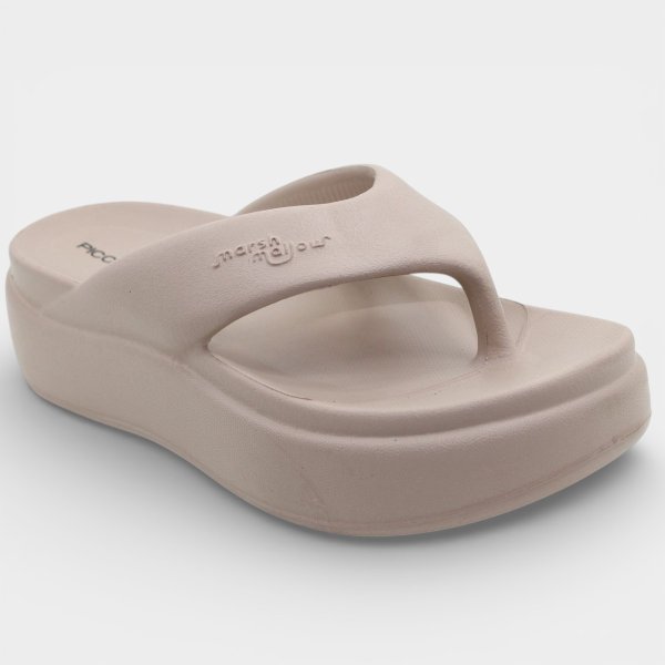 Chinelo Piccadilly Plataforma Marshmallow Feminino - Rosa Claro