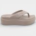 Chinelo Piccadilly Plataforma Marshmallow Feminino - Rosa Claro