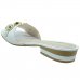 Tamanco Slide Ramarim Pedras Diamante Feminino - Branco