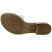 Tamanco Slide Ramarim Pedras Diamante Feminino - Branco