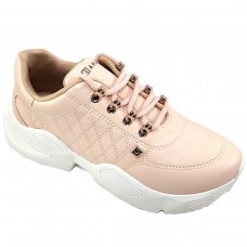 Tênis Esportivo Ramarim Chunky Costuras - Rosa