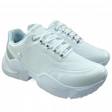 Tênis Dad Sneaker Chunky Ramarim Feminino - Branco e Azul