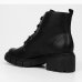 Bota Coturno Ramarim Tratorada Feminina - Preto
