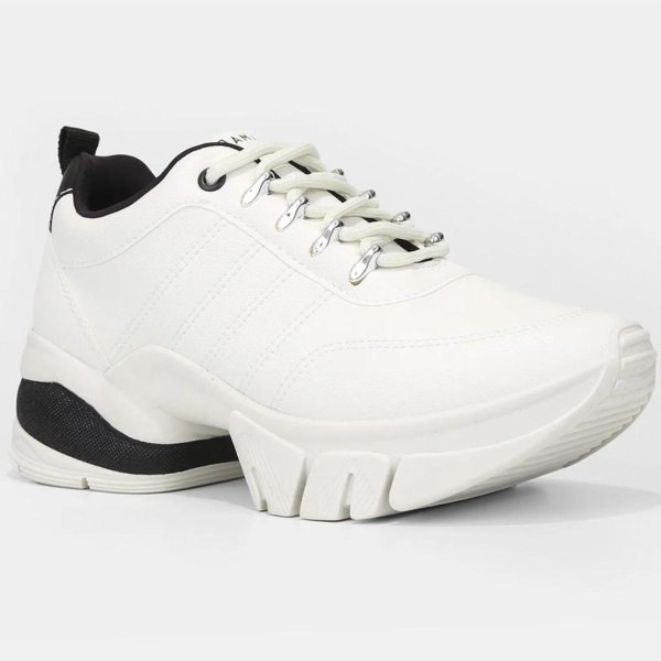 Tênis Ramarim Chunky Feminino - Branco e Preto
