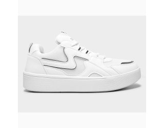 Tenis Ramarim Casual Feminino - Branco e Prata