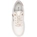 Tênis Ramarim Plataforma Casual Feminino - Branco e Dourado