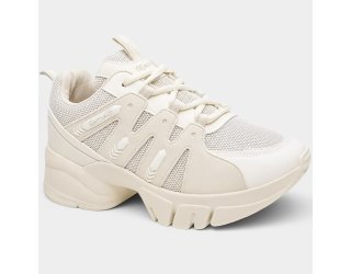 Tênis Ramarim Chunky Plataforma Nova York Feminino - Off White