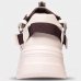 Tênis Ramarim Streetwear Plataforma Feminino - Branco e Marrom