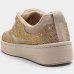 Tênis Ramarim Casual Sneaker Strass Feminino - Bege
