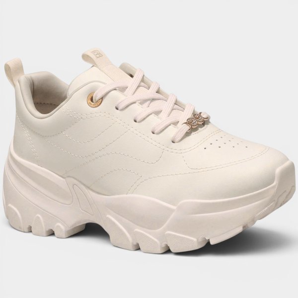 Tênis Ramarim Chunky Plataforma Feminino - Bege