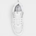 Tênis Ramarim Streetwear Flatform Casual Feminino - Branco e Cinza