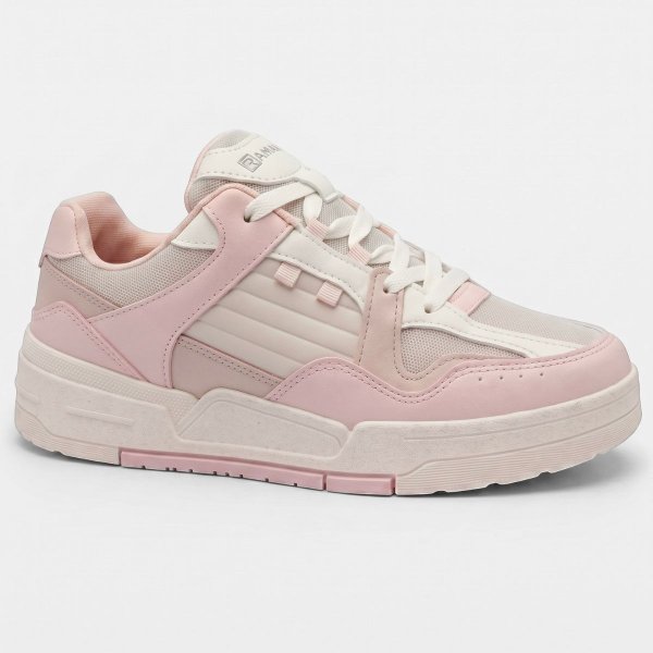 Tênis Ramarim Streetwear Casual Feminino - Branco e Rosa