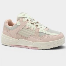 Tênis Ramarim Streetwear Casual Feminino - Branco e Rosa