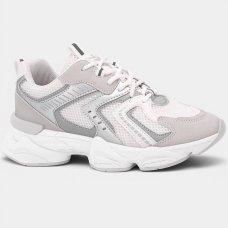 Tênis Ramarim Chuncky Feminino - Branco e Prata Tênis Ramarim Chuncky Feminino - Branco e Prata