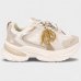Tênis Ramarim Chunky Kyoto Feminino - Branco e Dourado