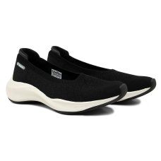 Tênis Slip On Usaflex Tricot Casual Feminino - Preto