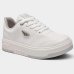 Tênis Via Marte Casual Detalhe Metálico Feminino - Branco e Prata