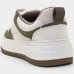Tênis Via Marte Casual Detalhes Cravejados Feminino - Branco e Cinza