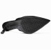 Scarpin Via Marte Salto Fino Strass Nobuck Feminina - Preto