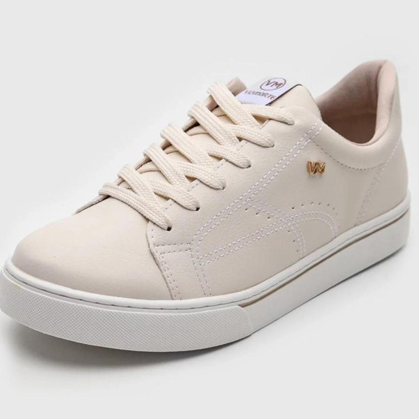 Tênis Via Marte Casual Detalhe Feminino - Marfim