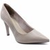 Scarpin Via Marte Salto Alto Feminino - Creme