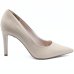 Scarpin Via Marte Salto Alto Feminino - Creme