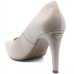Scarpin Via Marte Salto Alto Feminino - Creme