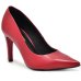 Scarpin Via Marte Salto Alto Feminino - Vermelho