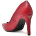 Scarpin Via Marte Salto Alto Feminino - Vermelho